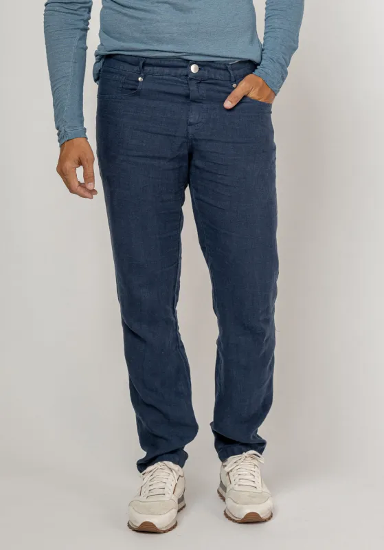 5-Pocket Linen Pants made by Claudio Milano
