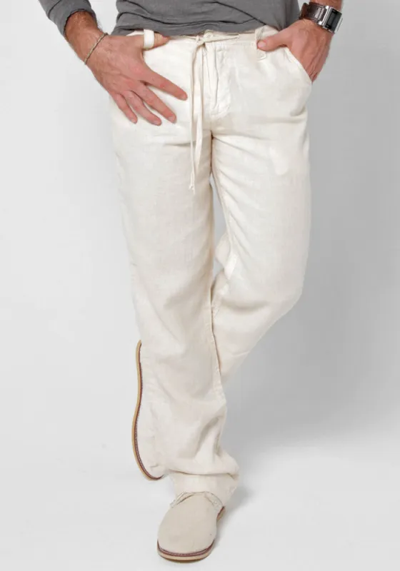 Linen Pants With Drawstring | Relaxed Fit made by Claudio Milano