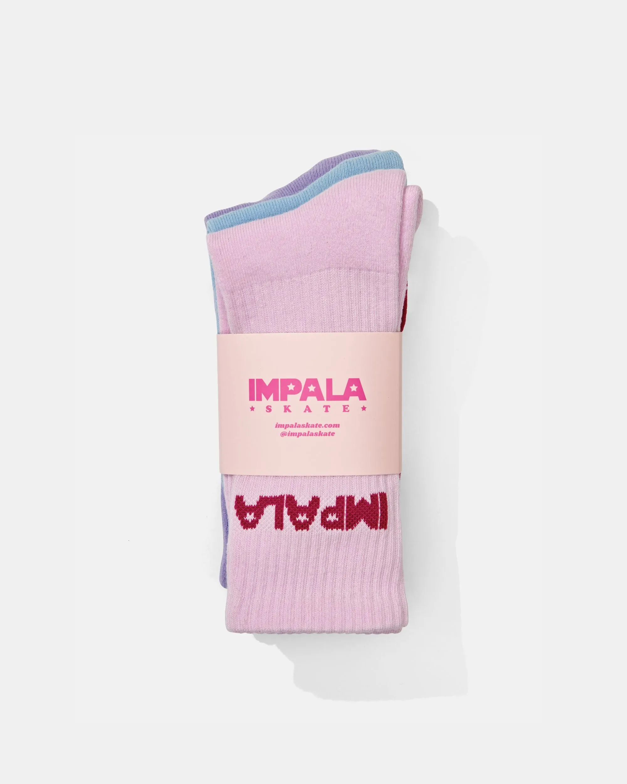 Impala Skate Sock 3pk - Pastel sold by Impala Rollerskates product image thumbnail 4