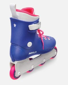 Impala Lightspeed Inline Skate - Blue/Pink sold by Impala Rollerskates