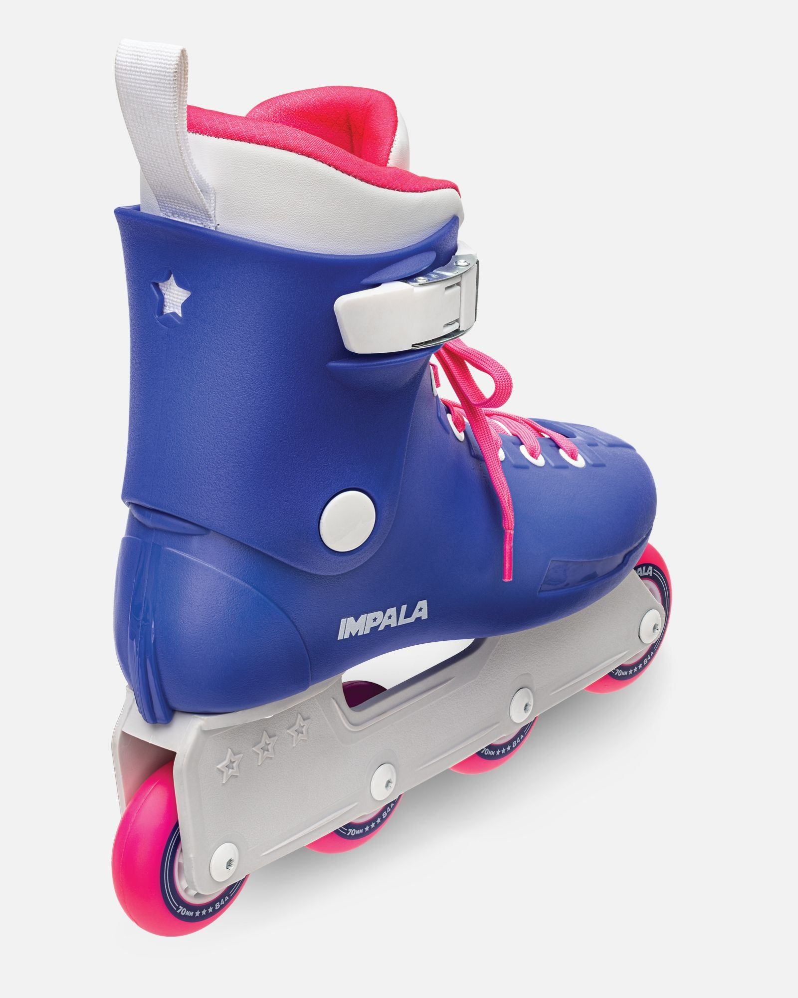 Impala Lightspeed Inline Skate - Blue/Pink sold by Impala Rollerskates product image thumbnail 3