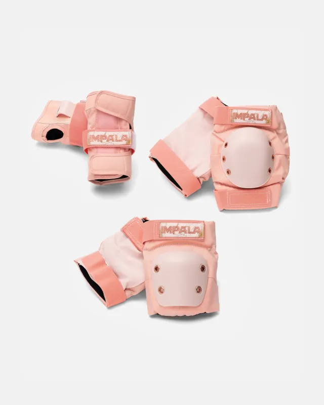 Impala Protective Set - Marawa Rose Gold sold by Impala Rollerskates