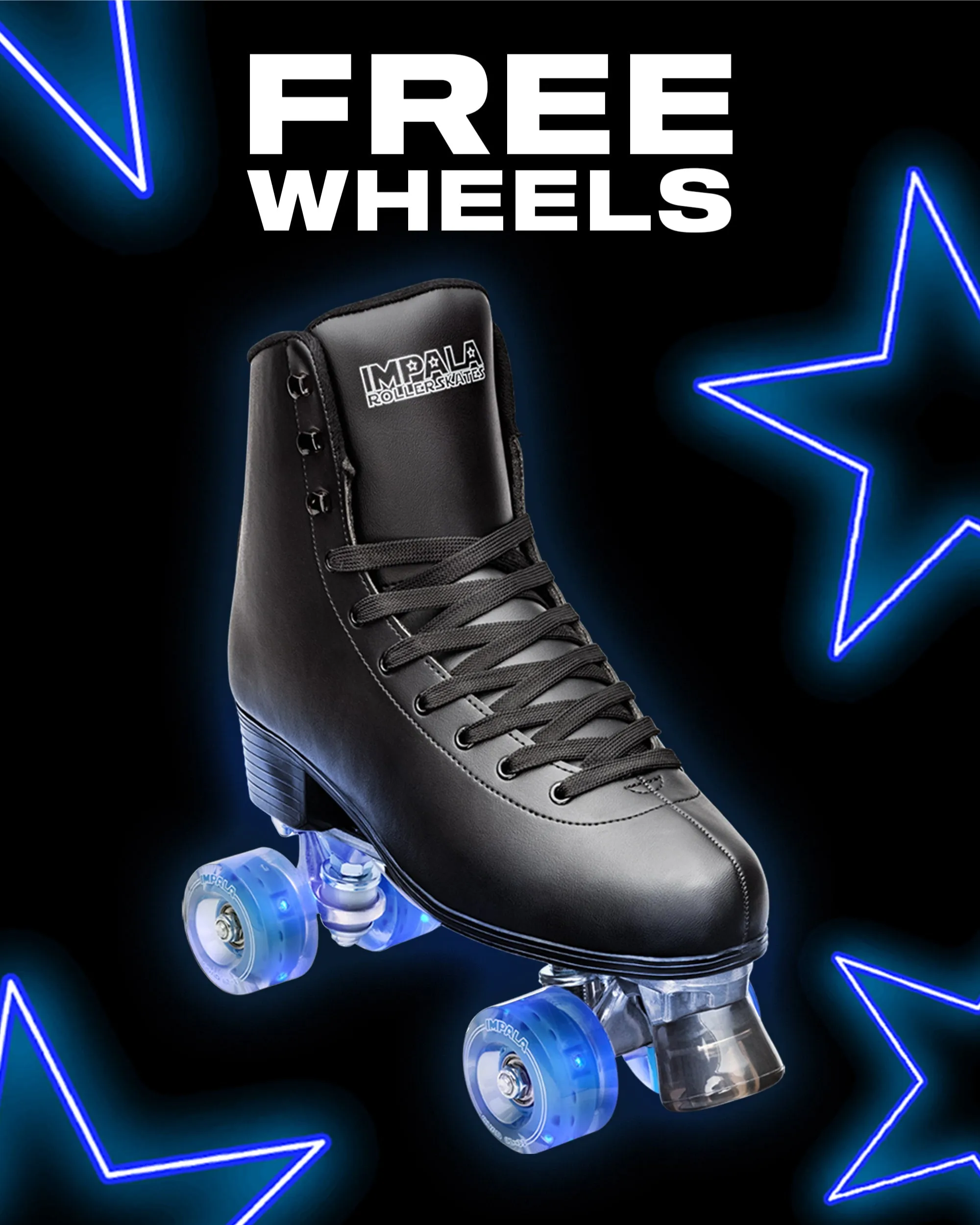Black Light Up Bundle sold by Impala Rollerskates