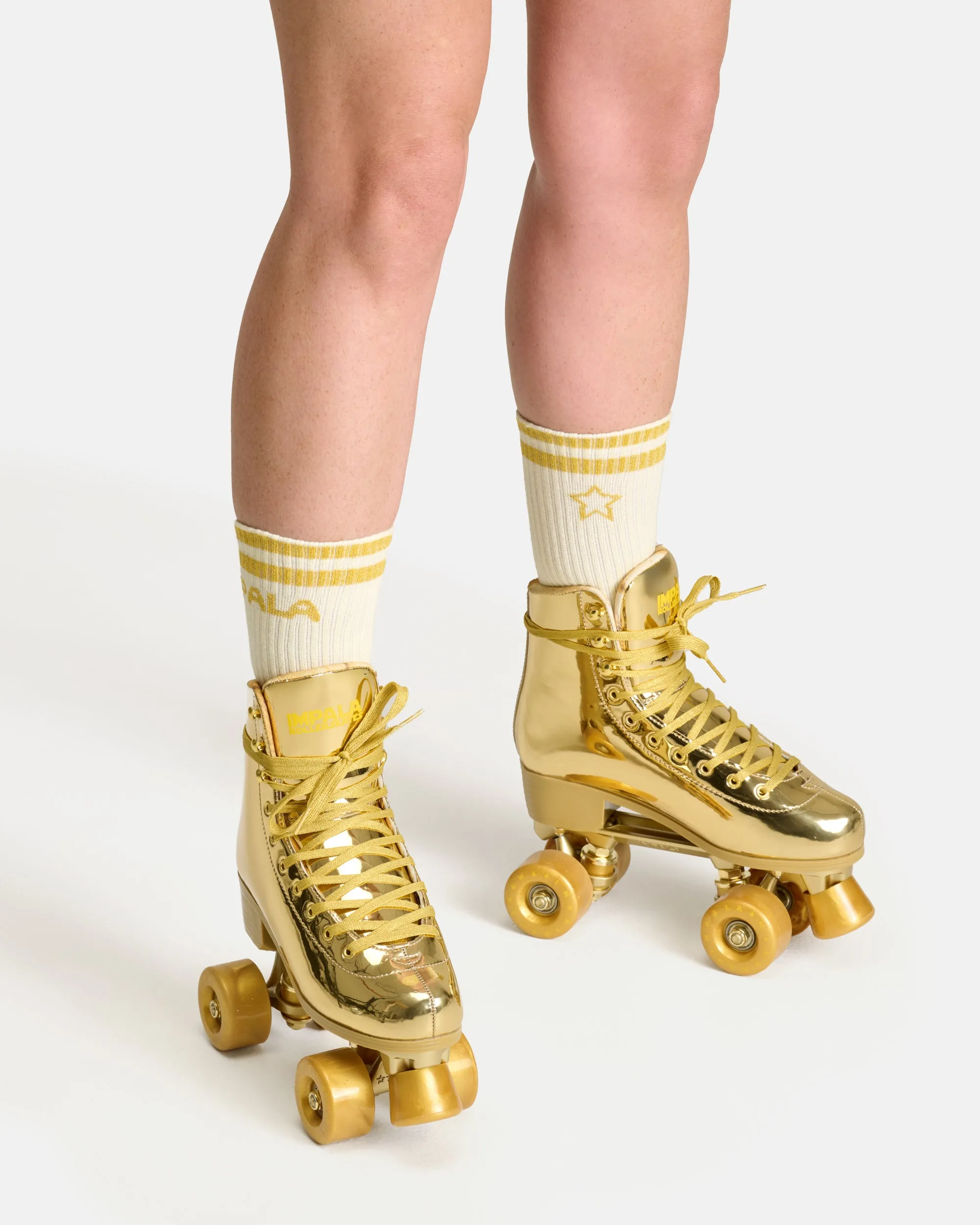 Impala Marawa Sock 3pk - Marawa Gold sold by Impala Rollerskates product image thumbnail 2