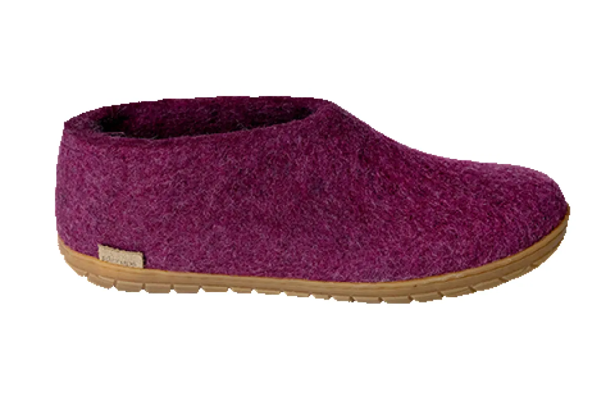 glerups Shoe Cranberry Rubber sold by Glerups