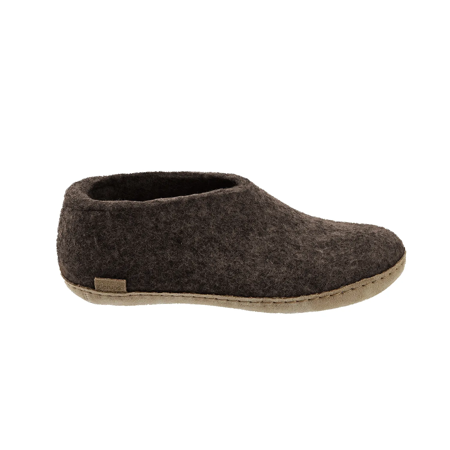 Shoe with leather sole - Brown sold by Glerups