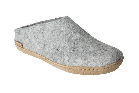 Slip-on with leather sole - Grey sold by Glerups product image thumbnail 2