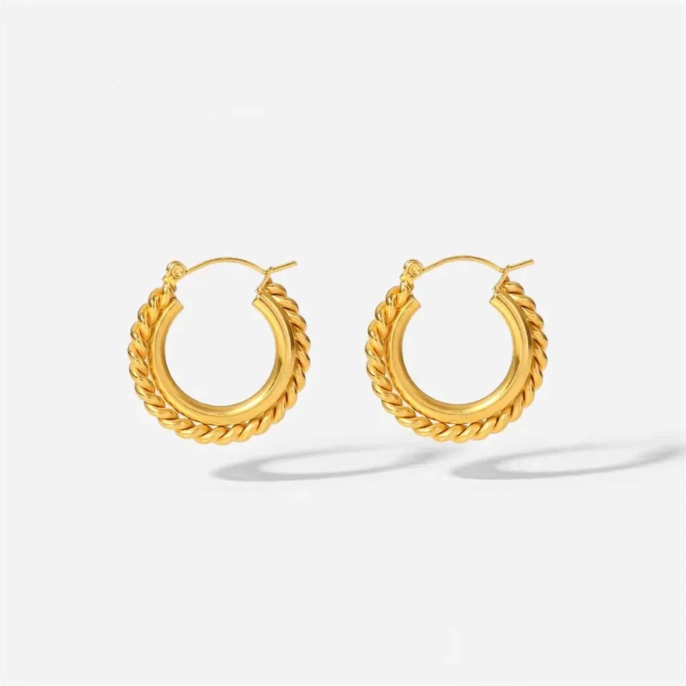 Chuckby Hoop Earrings sold by Gemlly