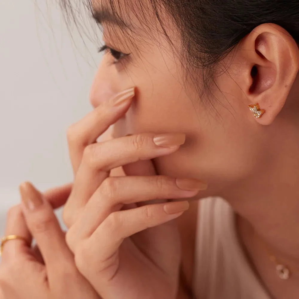 Crown Stud Earrings sold by Gemlly product image thumbnail 3