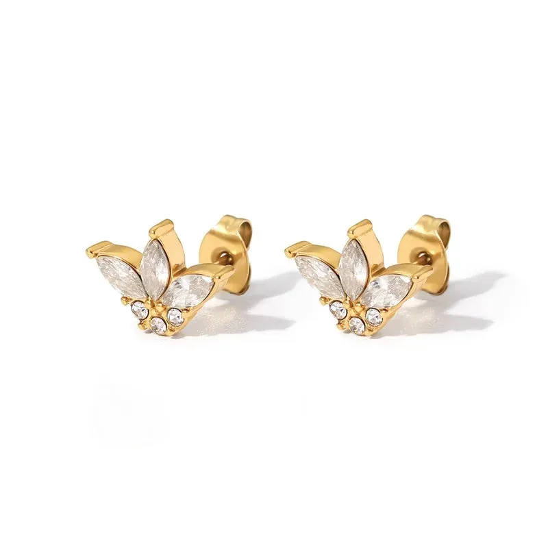 Crown Stud Earrings sold by Gemlly