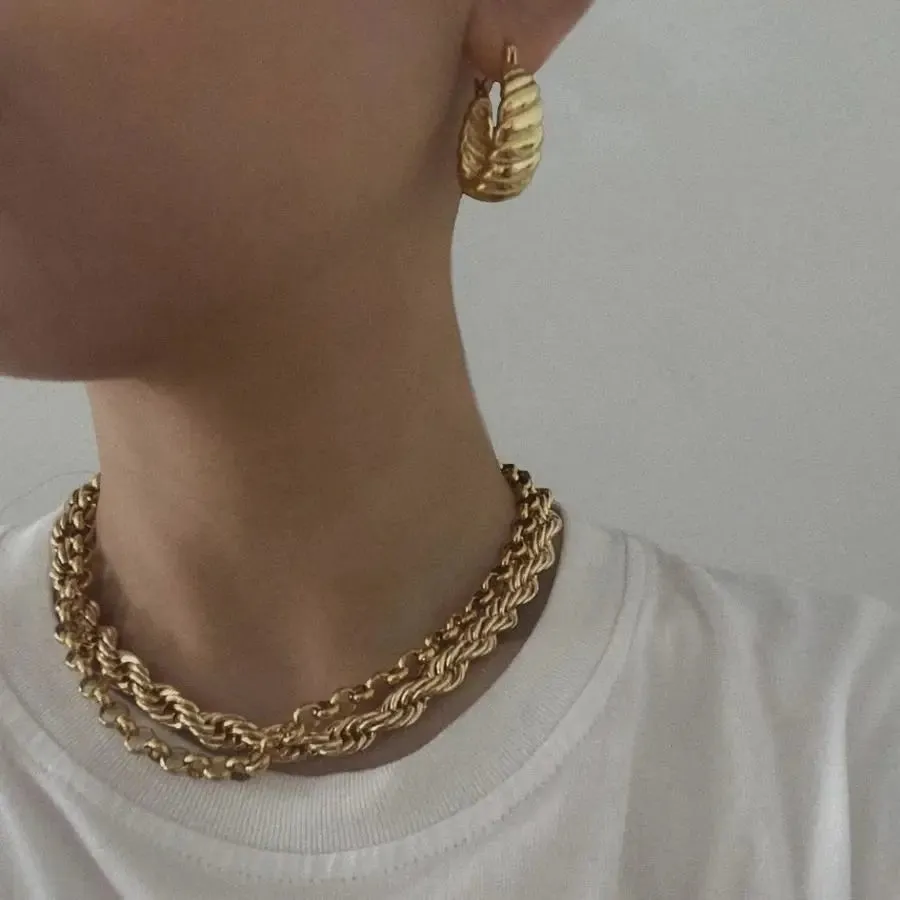 Churros Hoop Earrings sold by Gemlly product image thumbnail 2