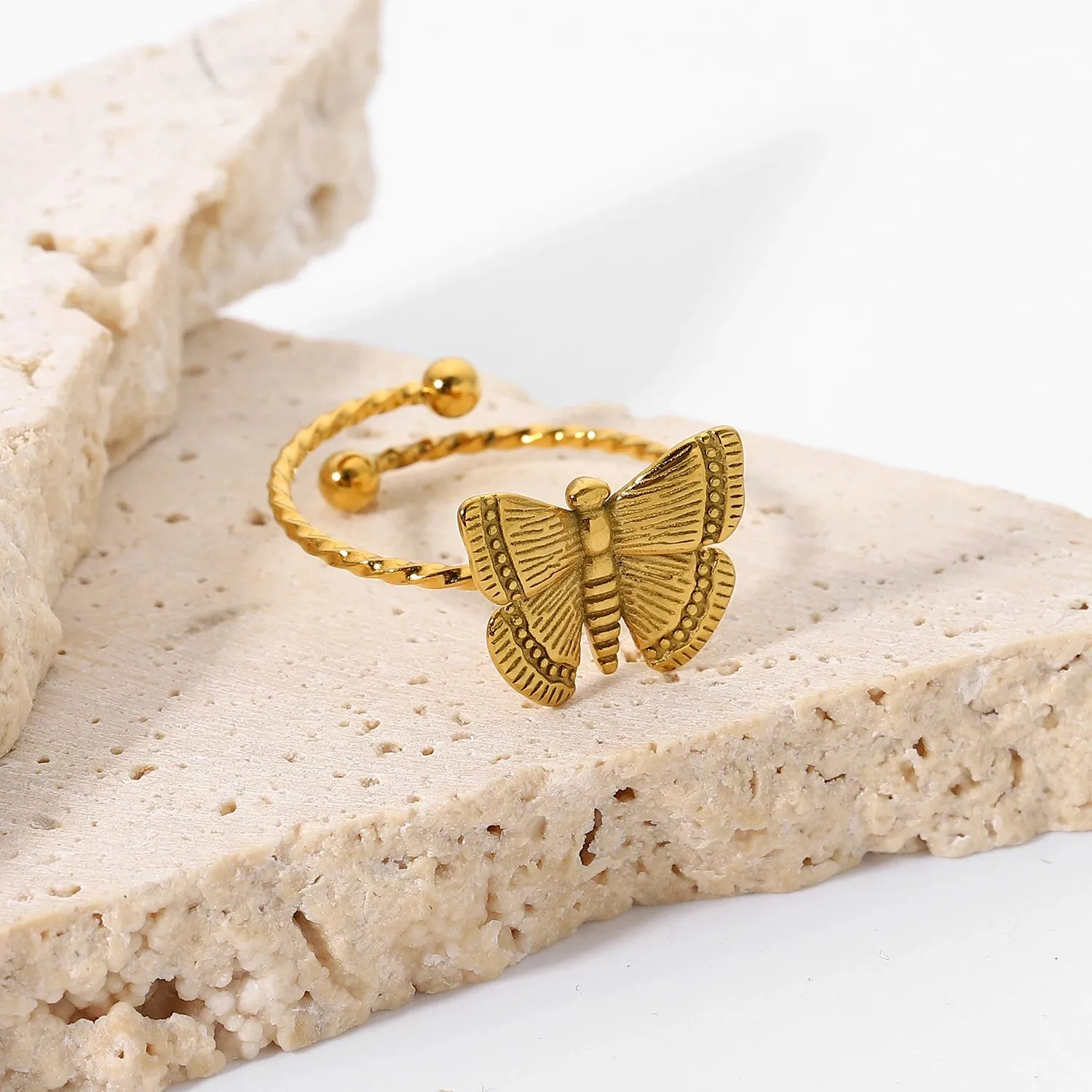 Retro Butterfly Ring sold by Gemlly product image thumbnail 2
