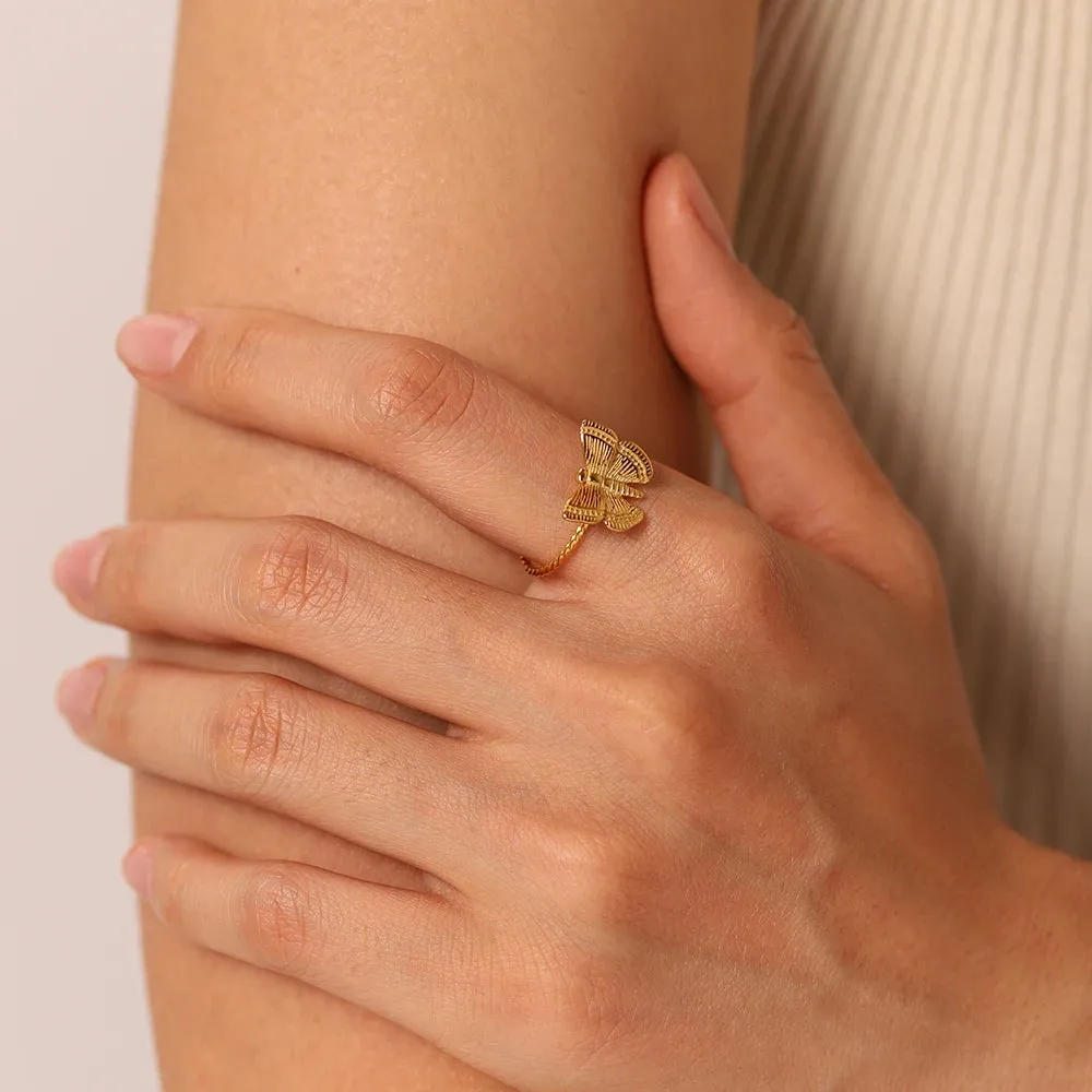 Retro Butterfly Ring sold by Gemlly product image thumbnail 5
