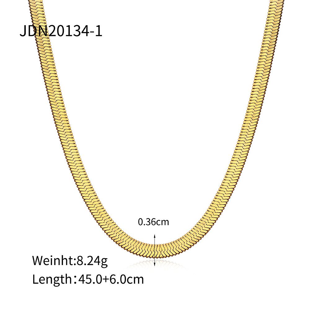 Thick Chain Choker Necklace sold by Gemlly product image thumbnail 4