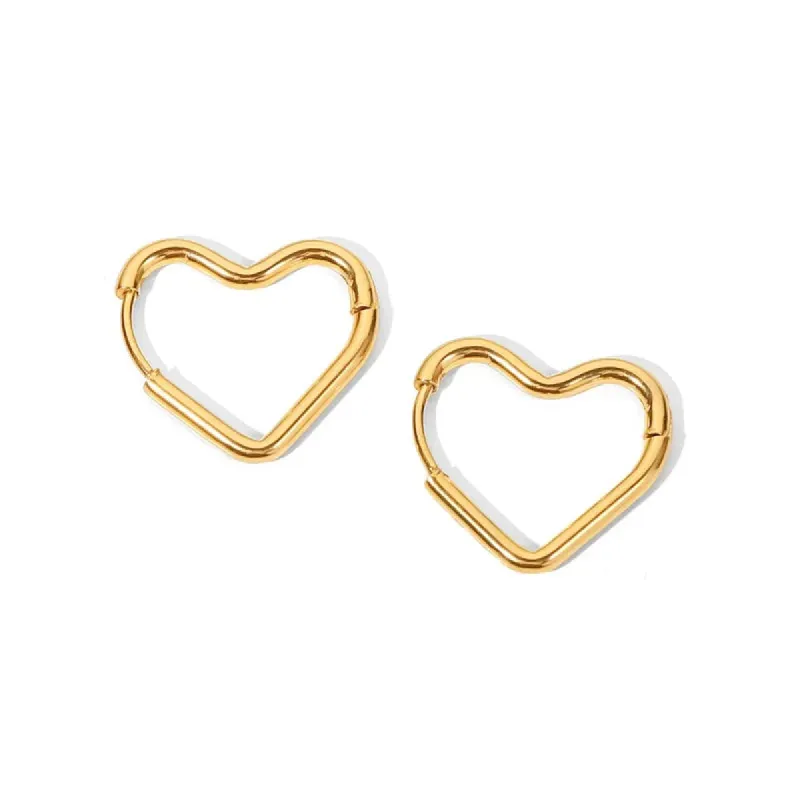 Kalp Hollow Earrings sold by Gemlly
