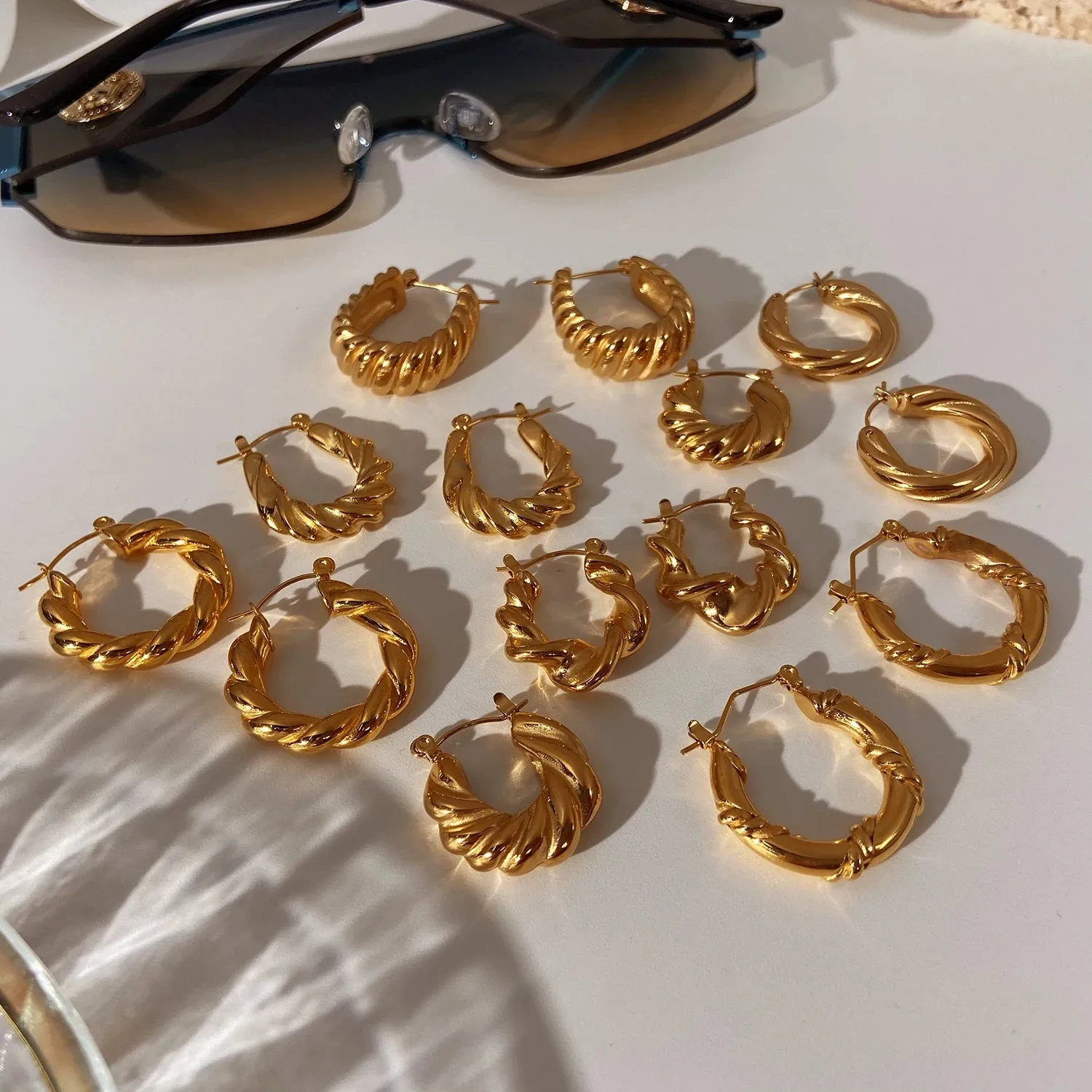 Croissant Hoop Earrings sold by Gemlly product image thumbnail 3