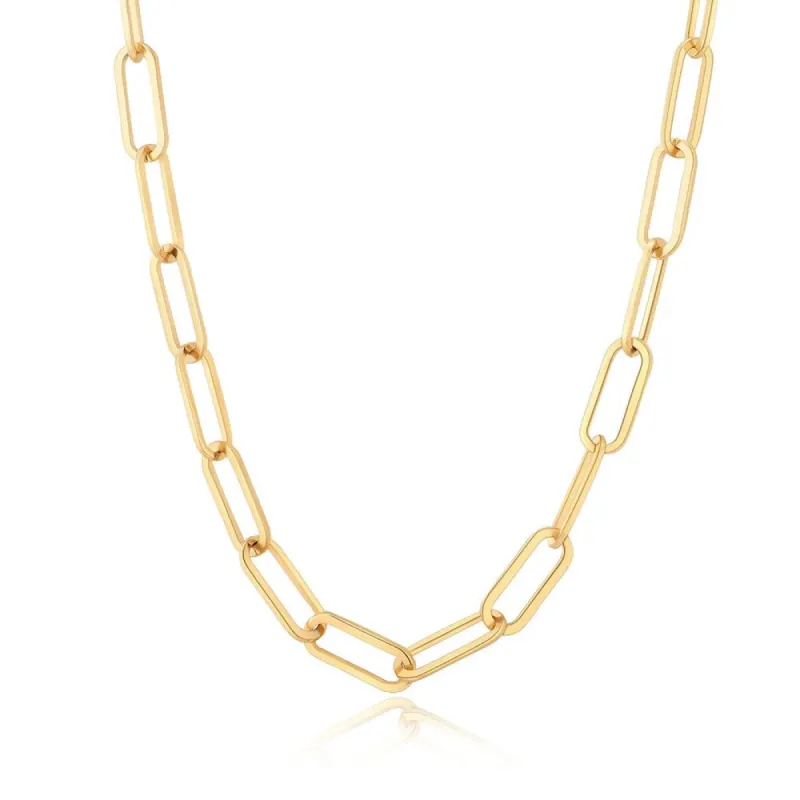 Paperclip Chain Choker Necklace sold by Gemlly
