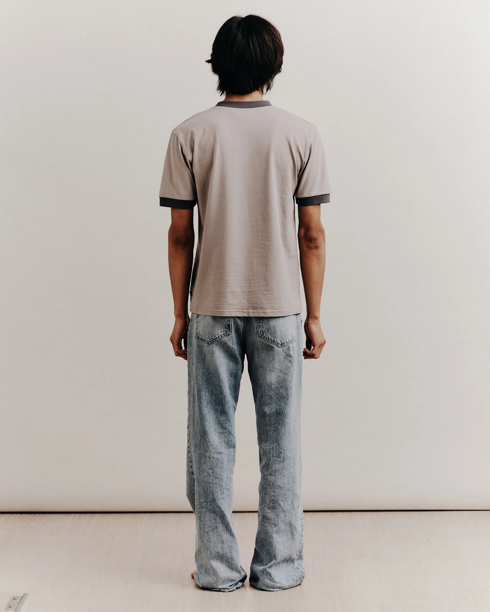 BOYFRIEND FITTED T-SHIRT GREY sold by Goodbois product image thumbnail 4