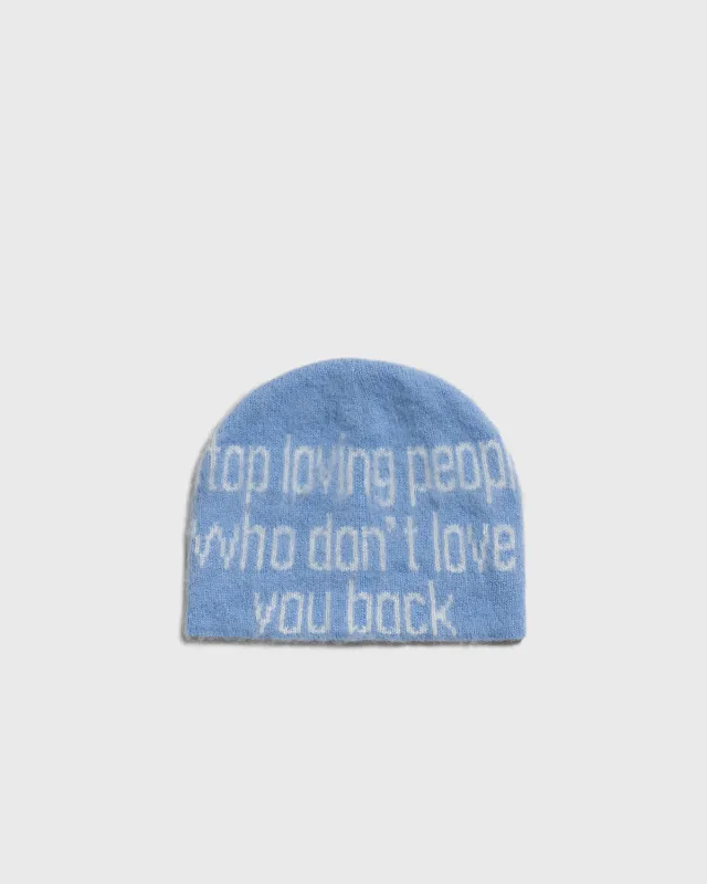NO LOVE BEANIE made by Goodbois