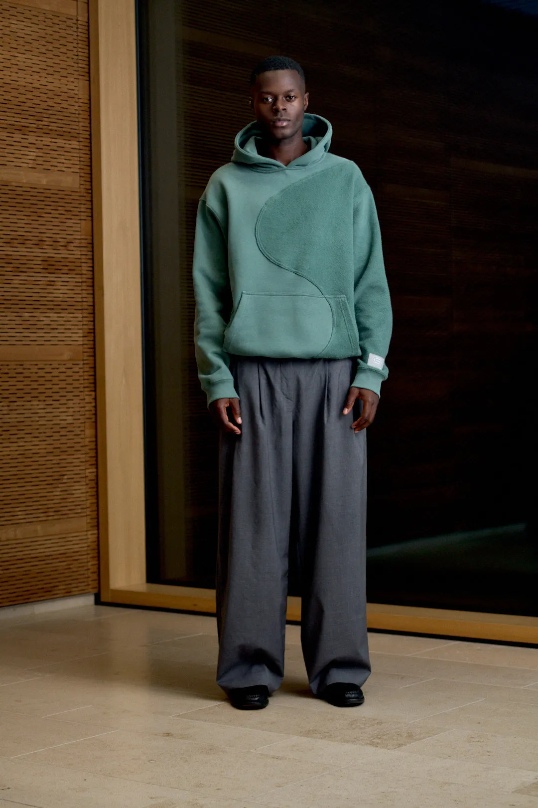 YIN YANG HOODY TECHGREEN sold by Goodbois product image thumbnail 2