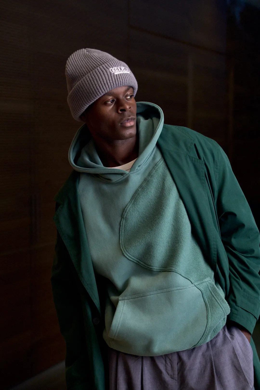 YIN YANG HOODY TECHGREEN sold by Goodbois product image thumbnail 4