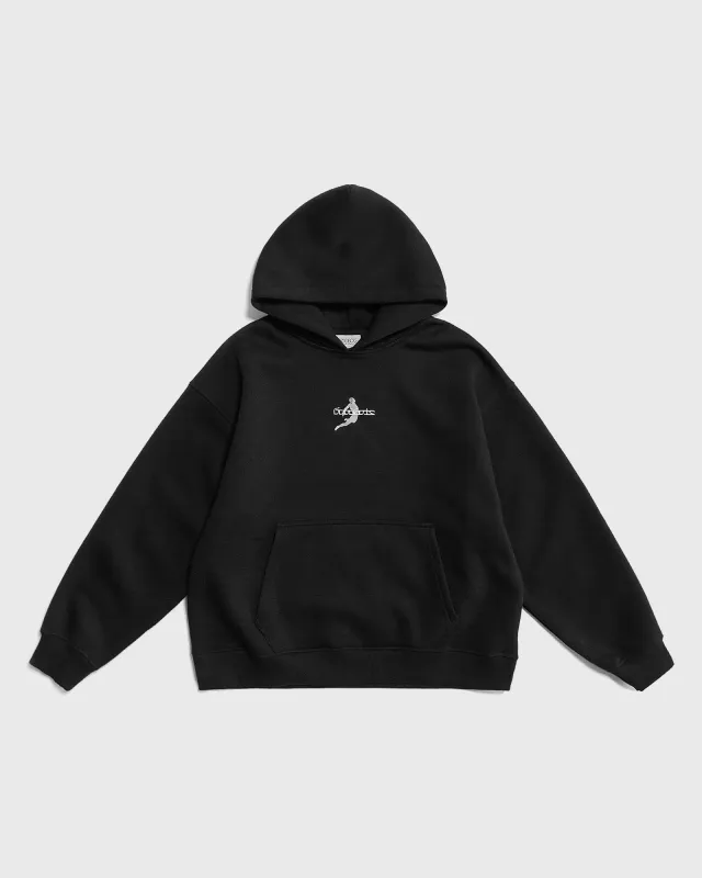 WORLD HOODY BLACK made by Goodbois