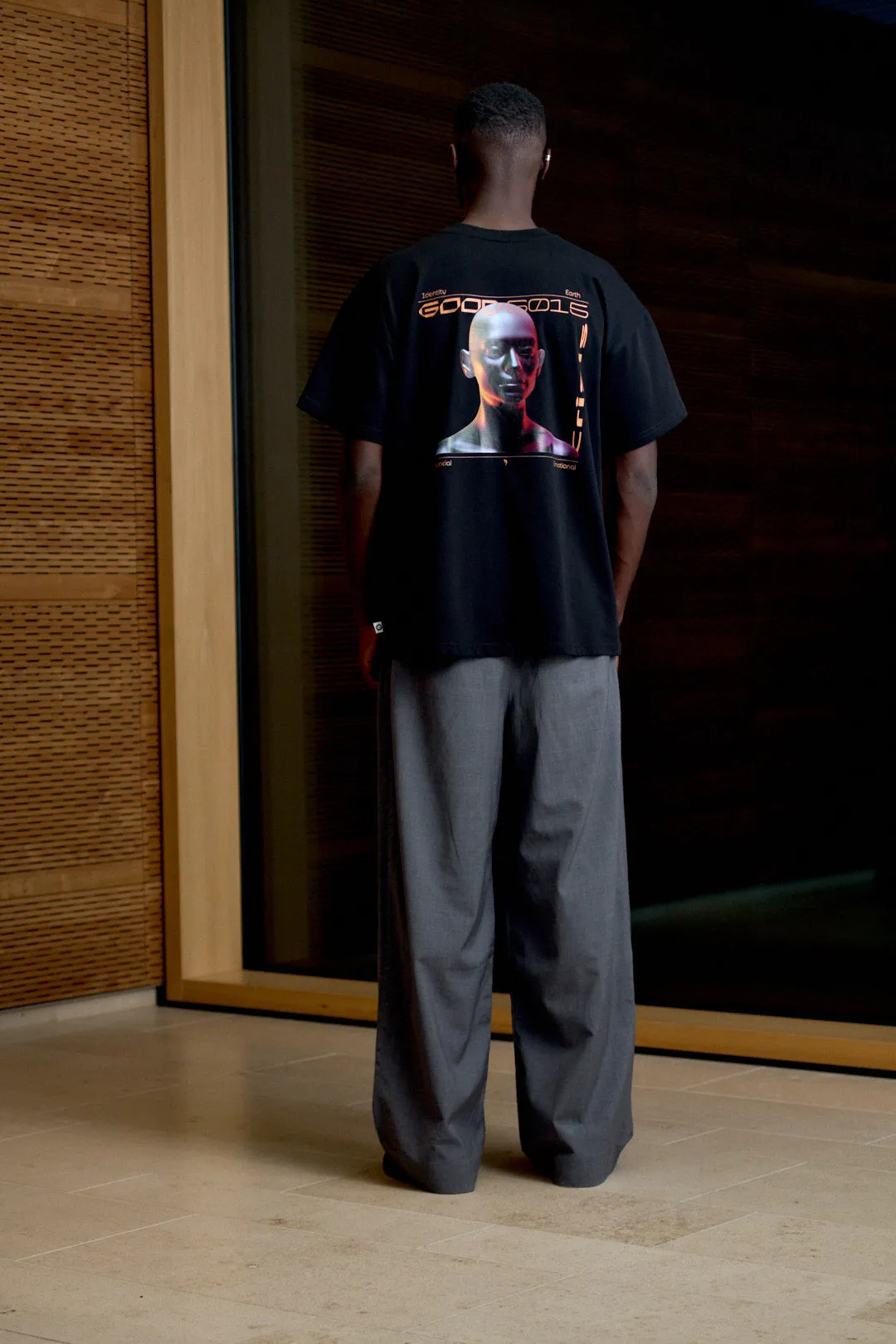 CRISIS T-SHIRT BLACK sold by Goodbois product image thumbnail 3