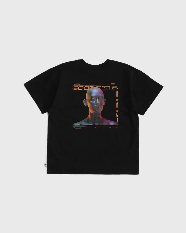 CRISIS T-SHIRT BLACK made by Goodbois