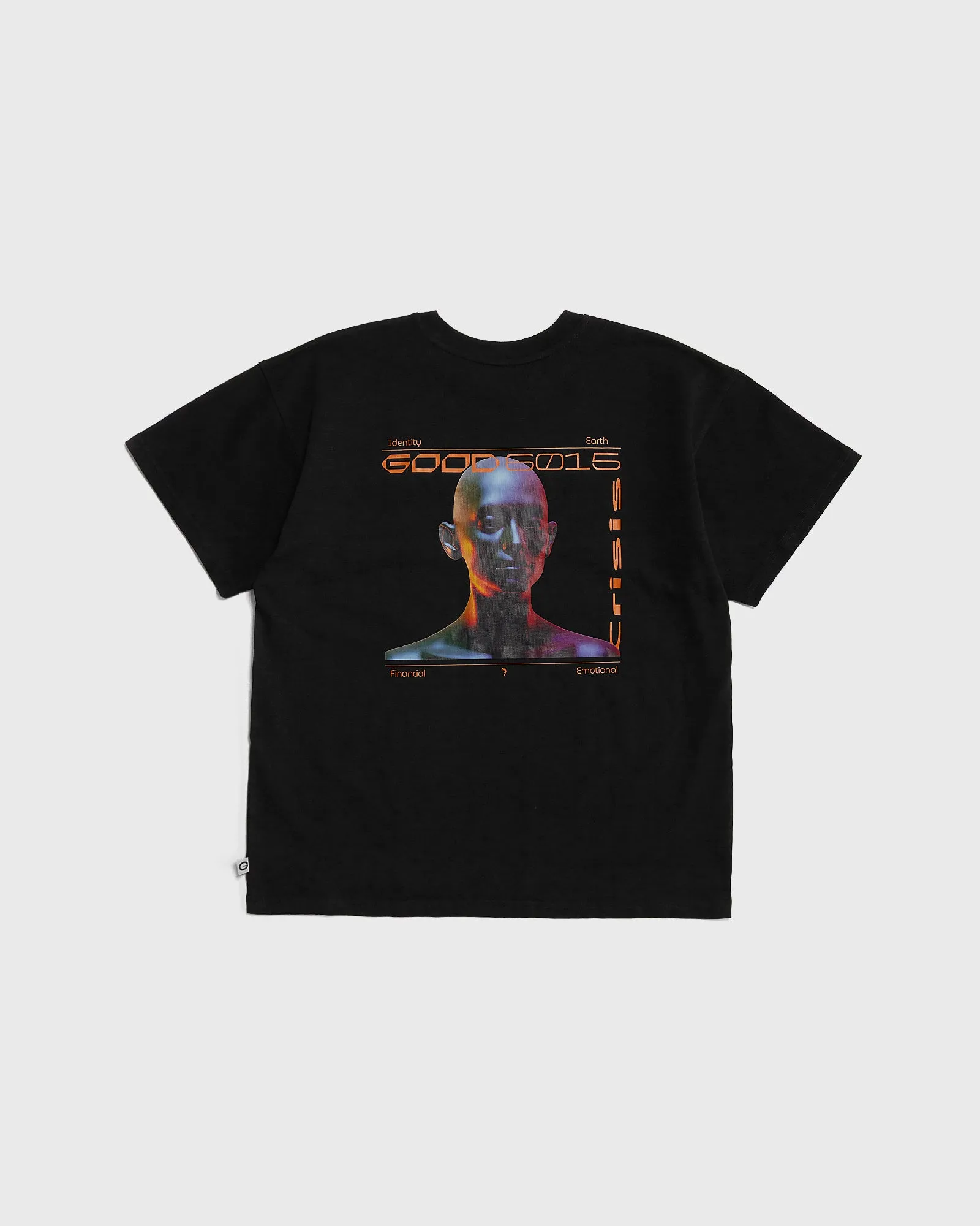 CRISIS T-SHIRT BLACK sold by Goodbois