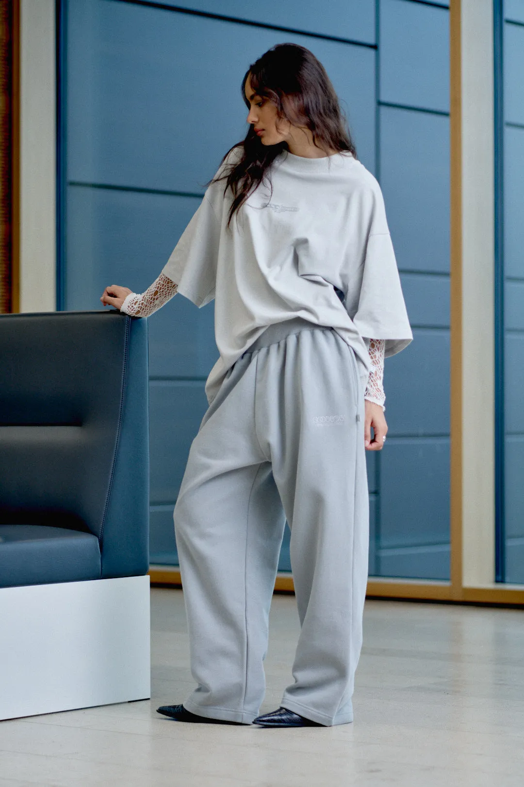 CRISIS OVERSIZE T-SHIRT GREY sold by Goodbois product image thumbnail 5