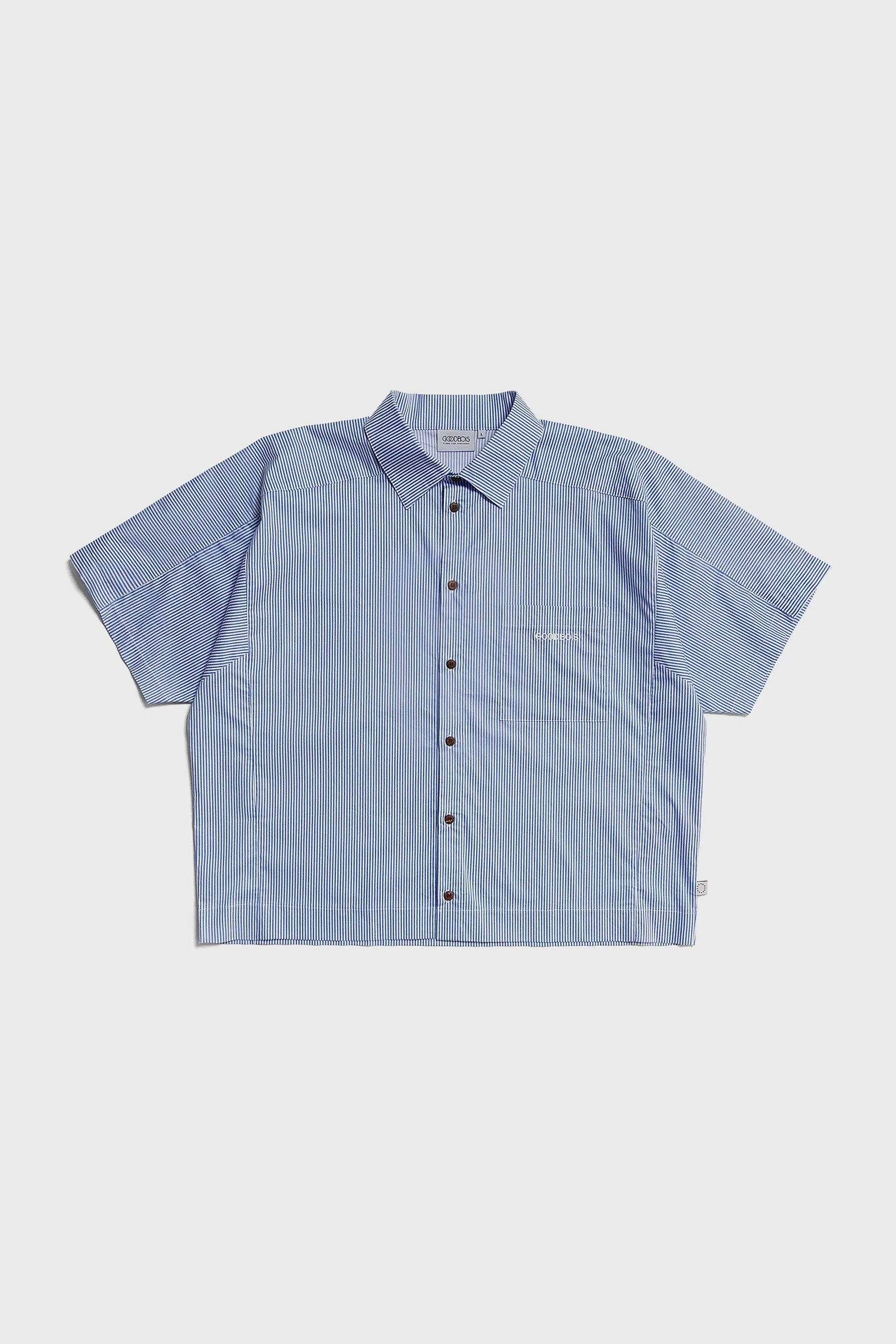 WALLSTREET BUTTON SHIRT LIGHT BLUE sold by Goodbois