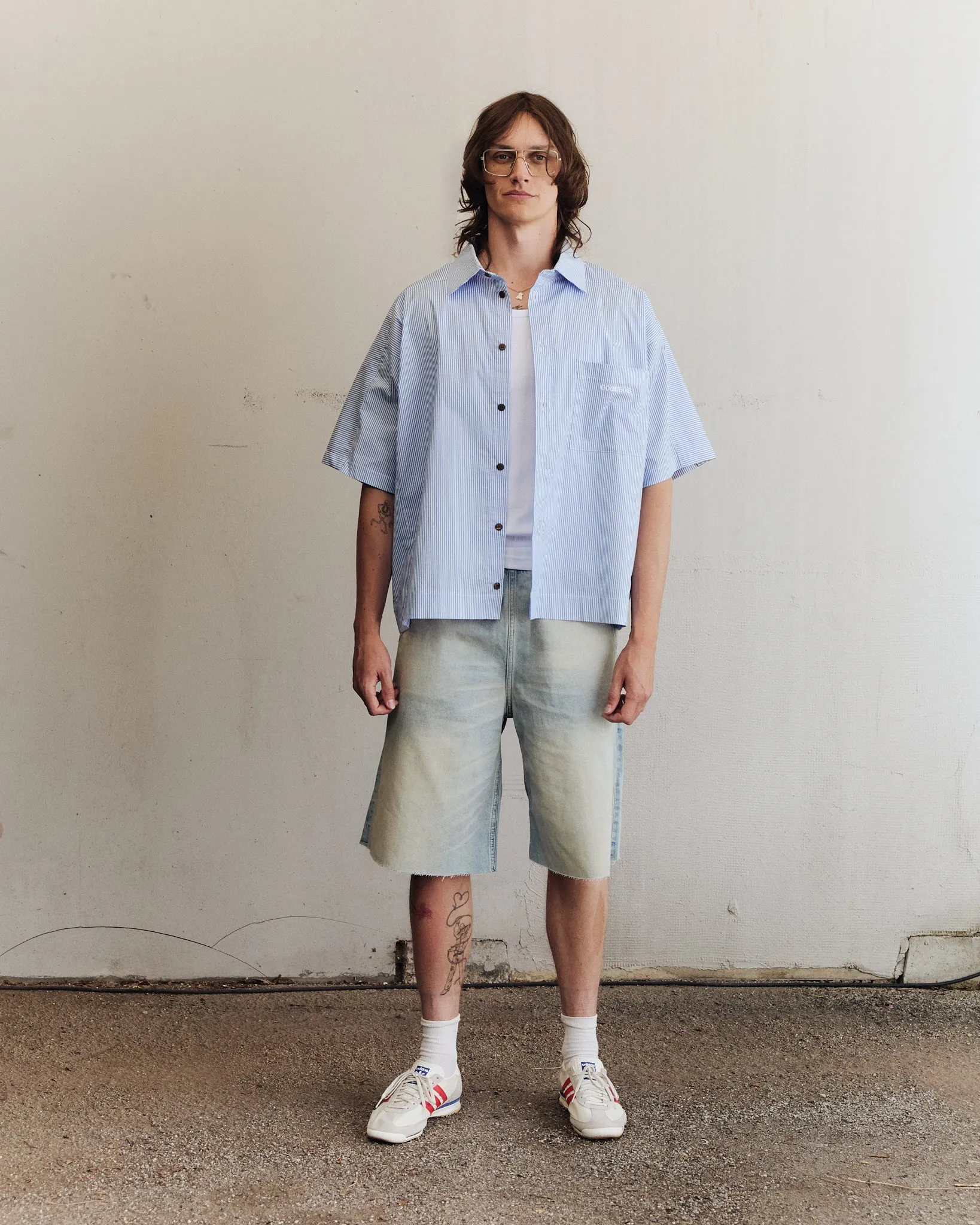 WALLSTREET BUTTON SHIRT LIGHT BLUE sold by Goodbois product image thumbnail 2