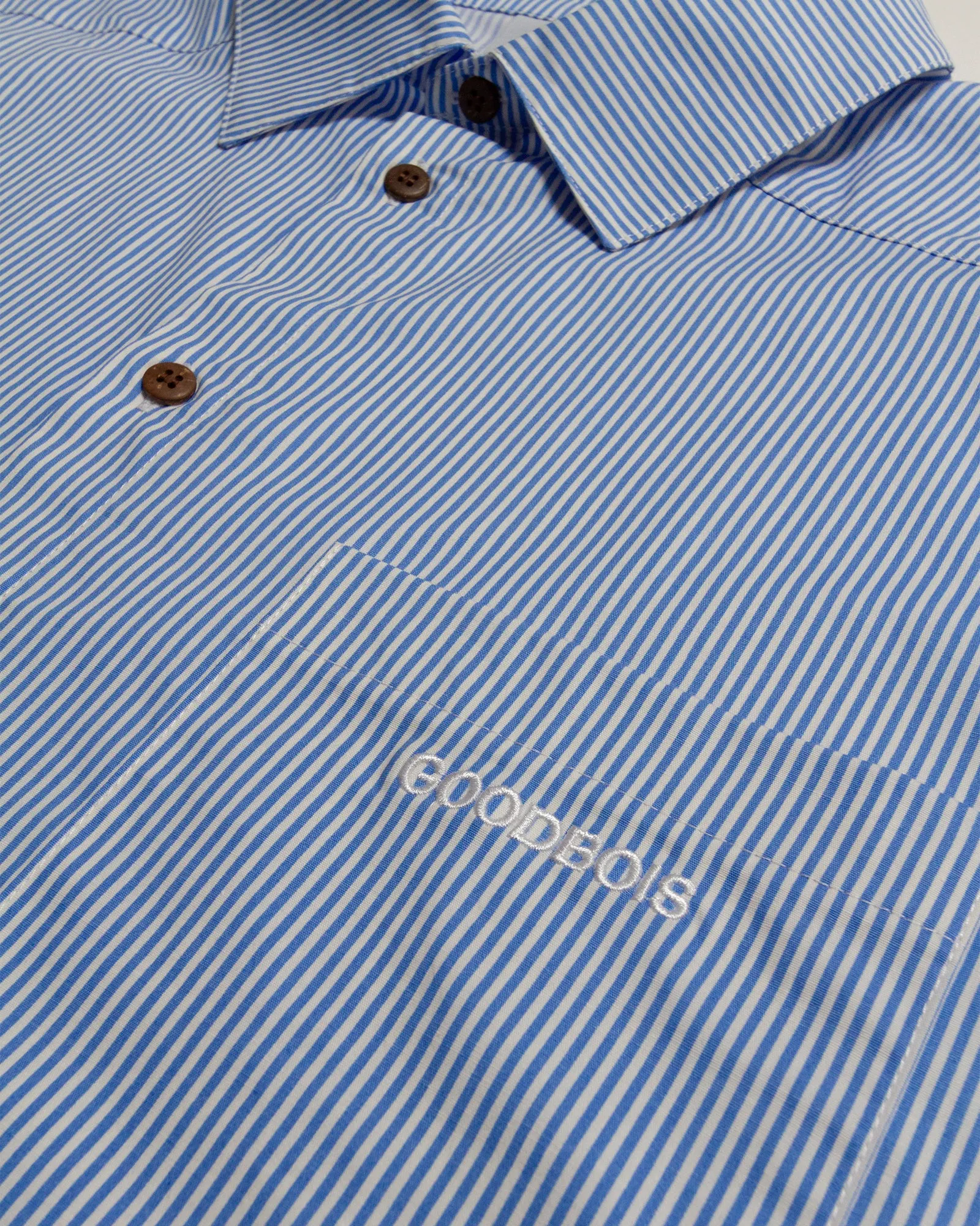 WALLSTREET BUTTON SHIRT LIGHT BLUE sold by Goodbois product image thumbnail 5