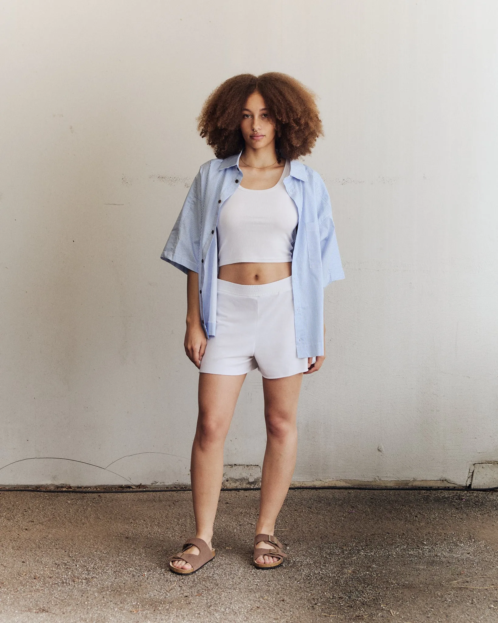 WALLSTREET BUTTON SHIRT LIGHT BLUE sold by Goodbois product image thumbnail 4