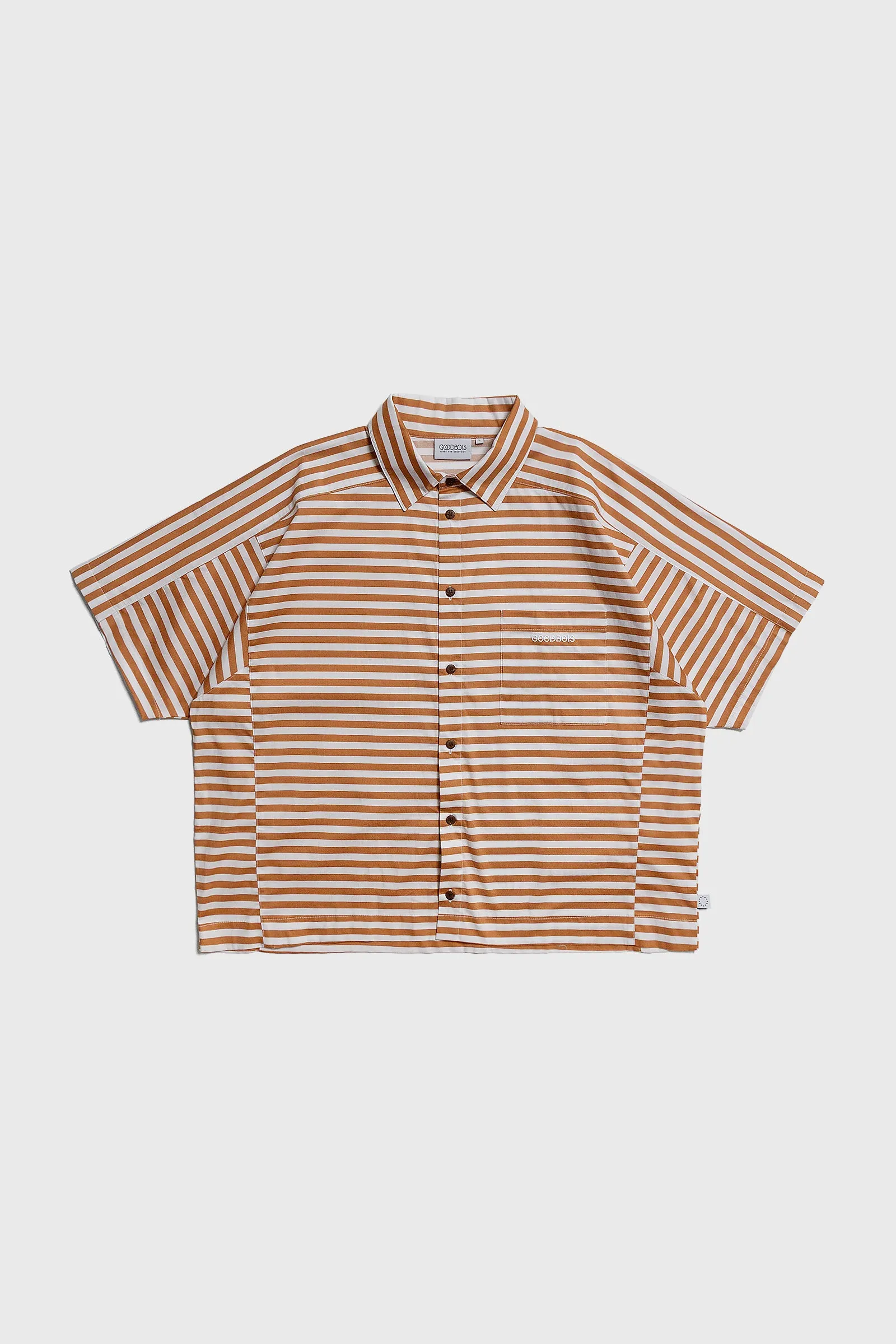 YACHT BUTTON SHIRT CLAY sold by Goodbois