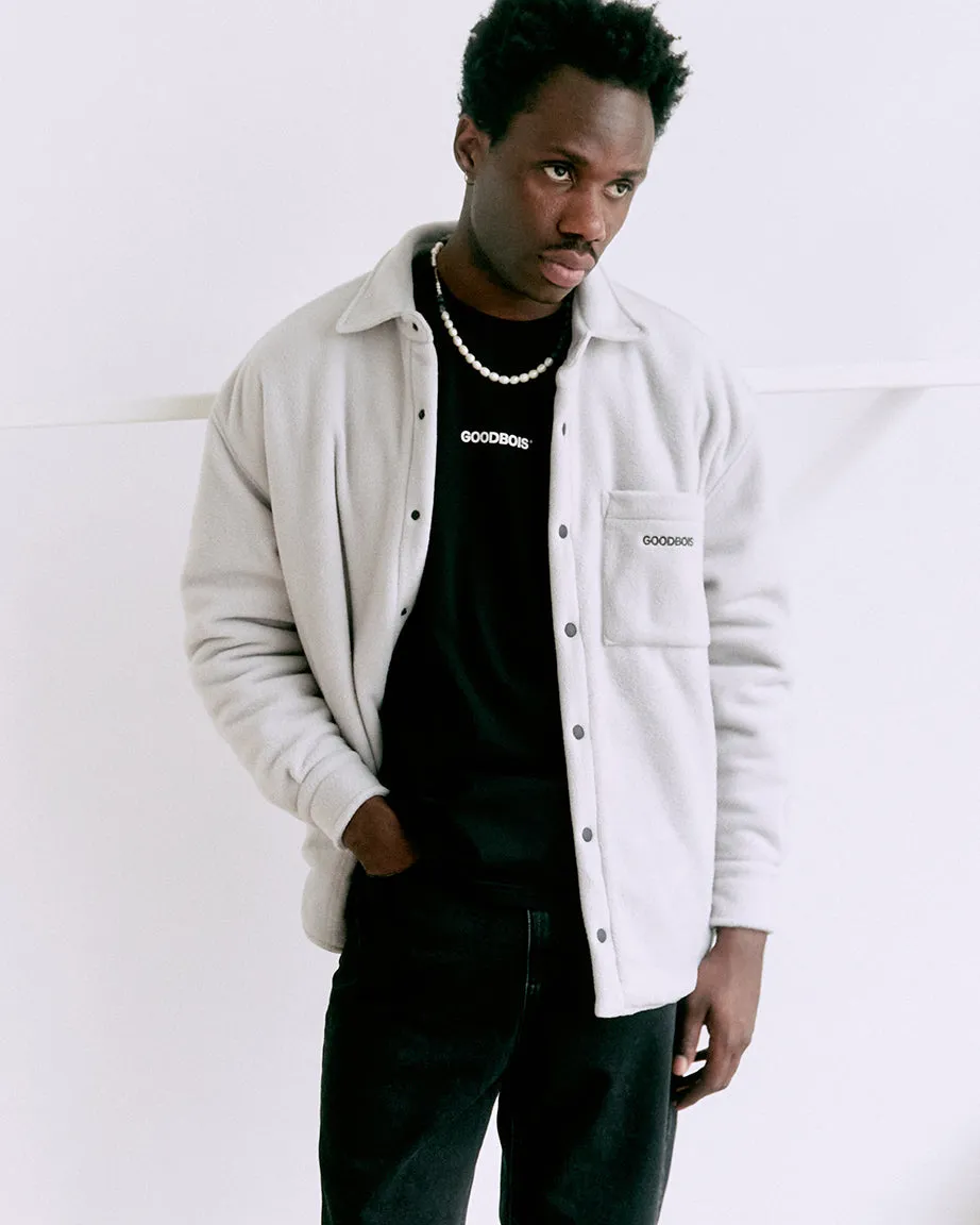 TIMELESS FLEECE JACKET LIGHT GREY sold by Goodbois product image thumbnail 5