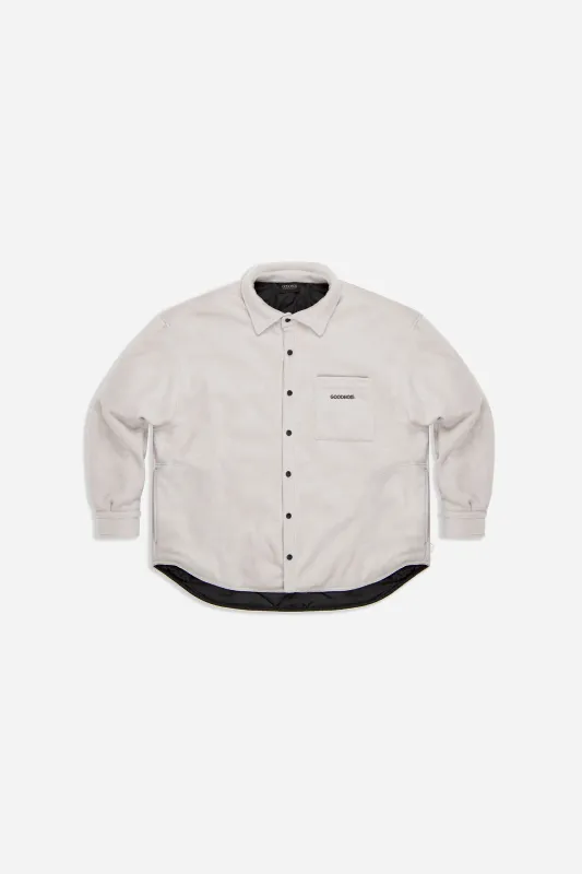 TIMELESS FLEECE JACKET LIGHT GREY made by Goodbois