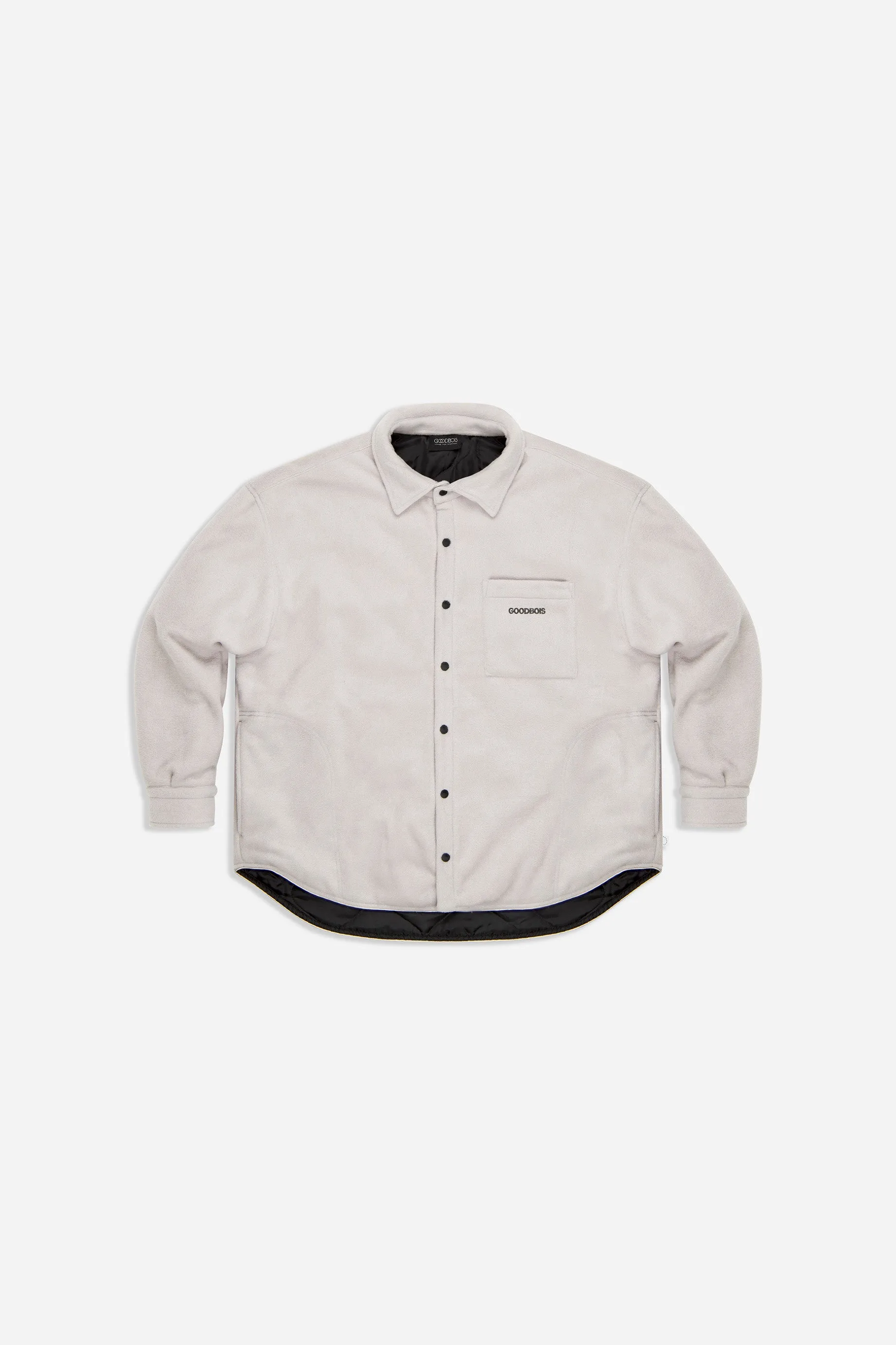 TIMELESS FLEECE JACKET LIGHT GREY sold by Goodbois