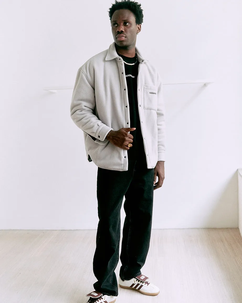 TIMELESS FLEECE JACKET LIGHT GREY sold by Goodbois product image thumbnail 4