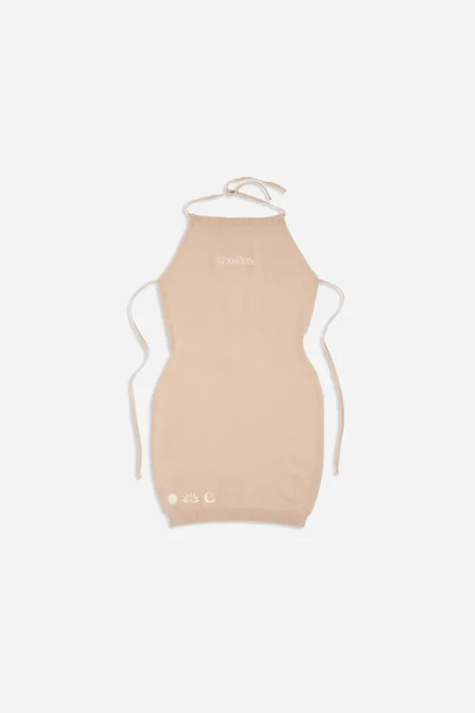 LOTUS KNIT DRESS SND made by Goodbois