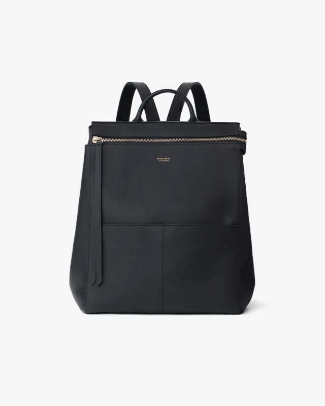 Harper Backpack Leather Full made by Mina Baie