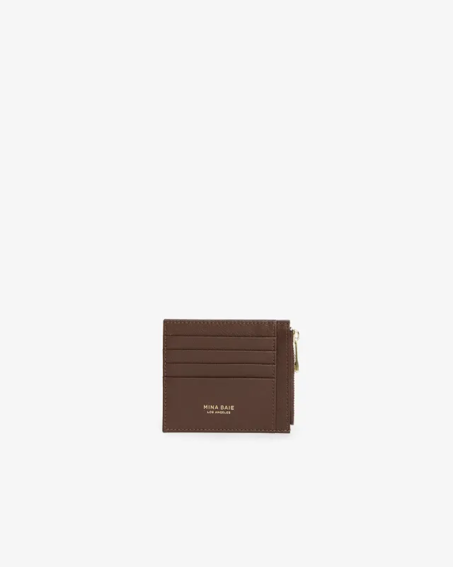 Lijah Wallet Leather Mini made by Mina Baie