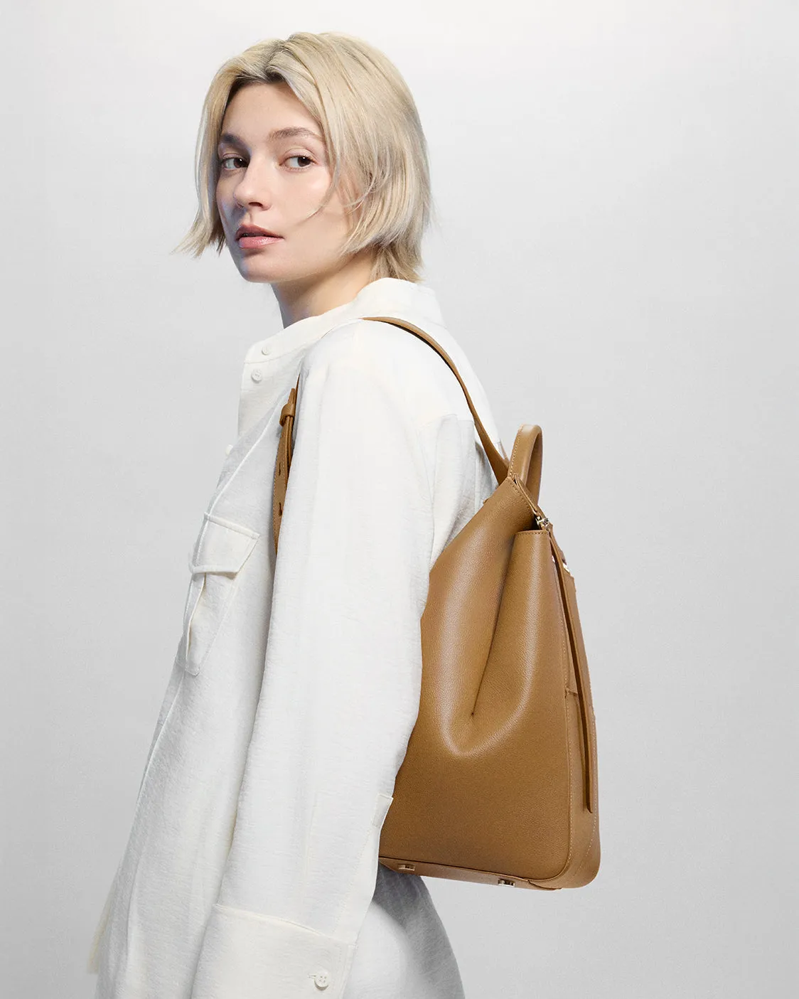 Harper Backpack Leather Midi sold by Mina Baie product image thumbnail 4