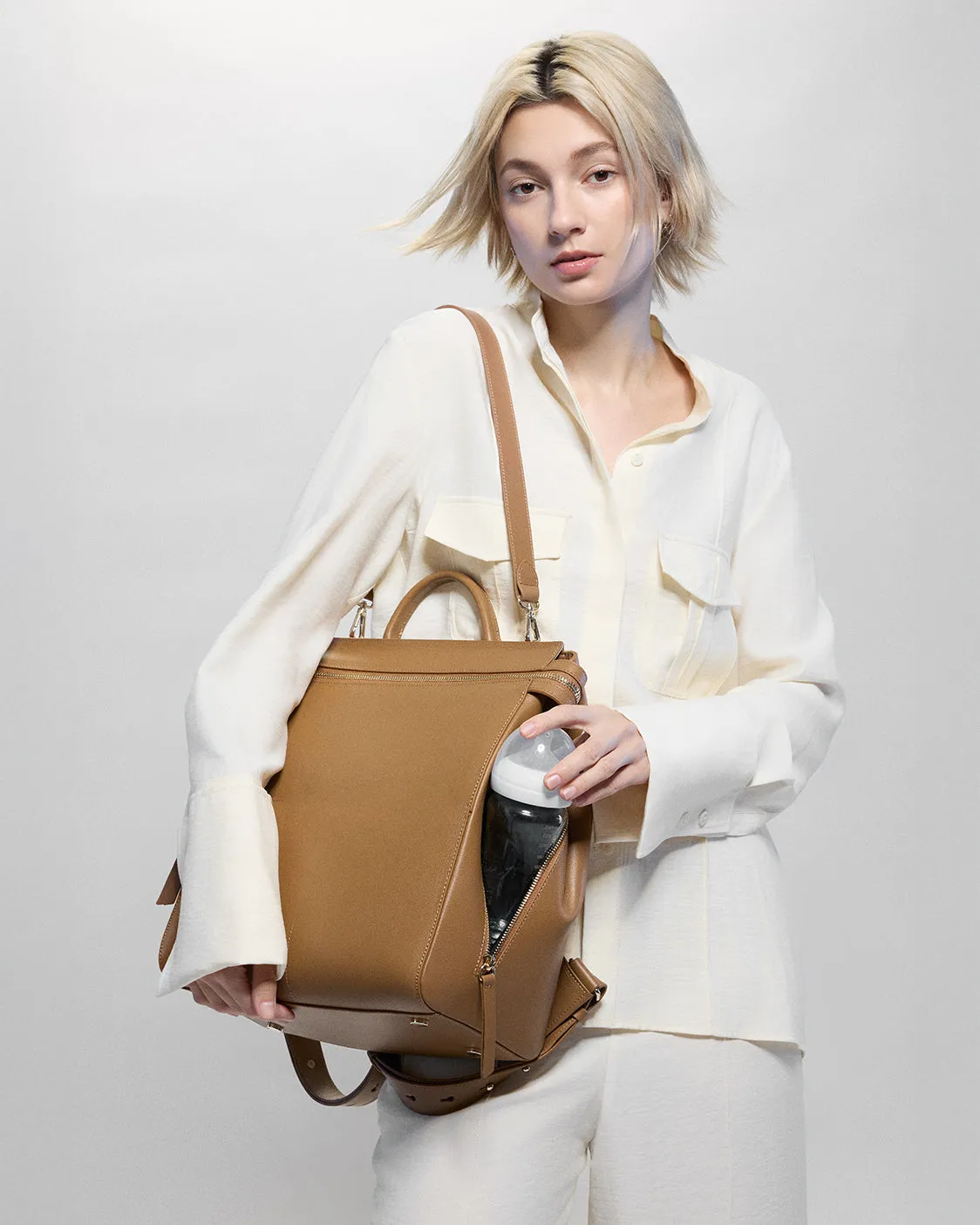 Harper Backpack Leather Midi sold by Mina Baie product image thumbnail 5
