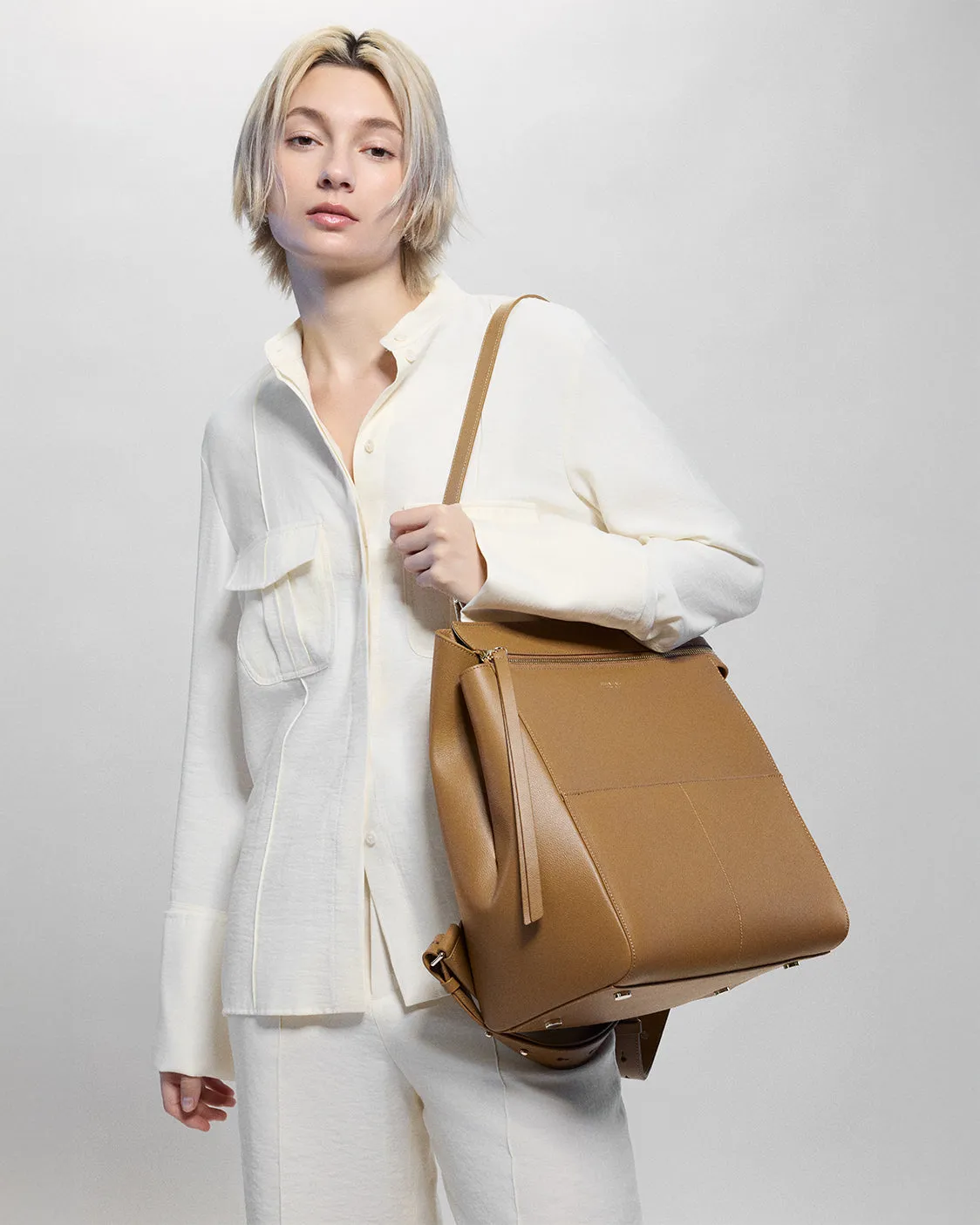 Harper Backpack Leather Midi sold by Mina Baie product image thumbnail 2