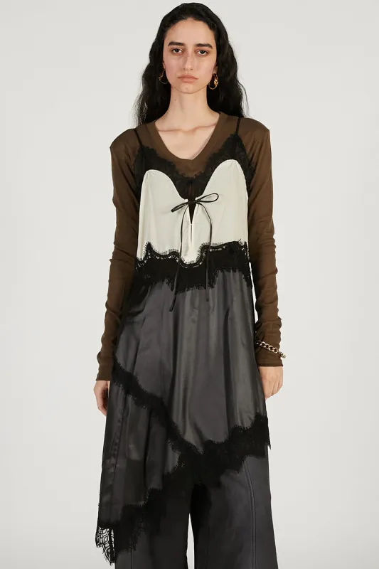 Asymmetrical Ruffle Tunic - 2026 SPRING sold by Prank Project