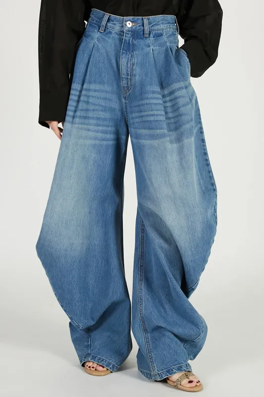 Drape Denim Pants - 2026 SPRING sold by Prank Project