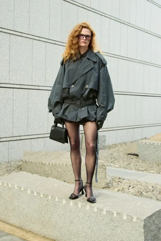 Balloon Hem Trench made by Prank Project