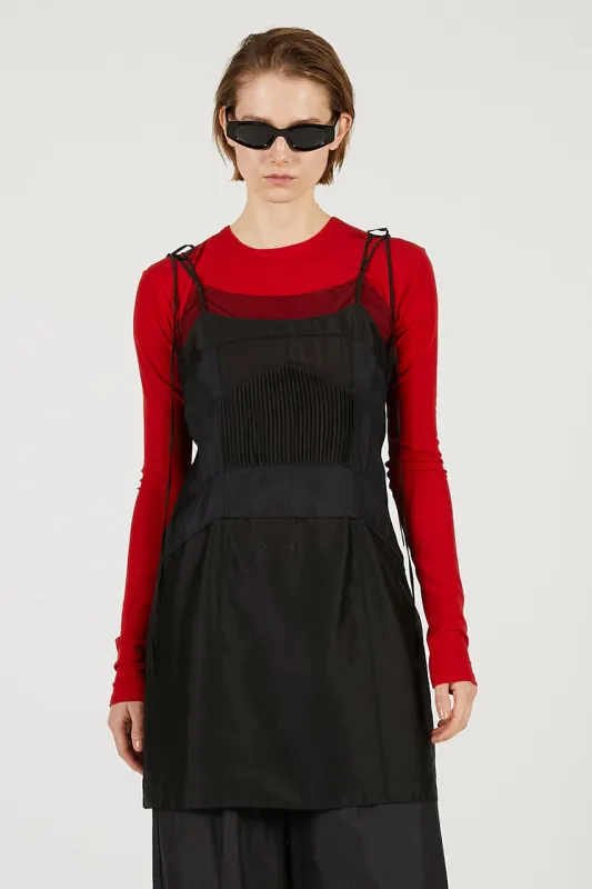 Pintuck Slip Mini Dress - SALE made by Prank Project
