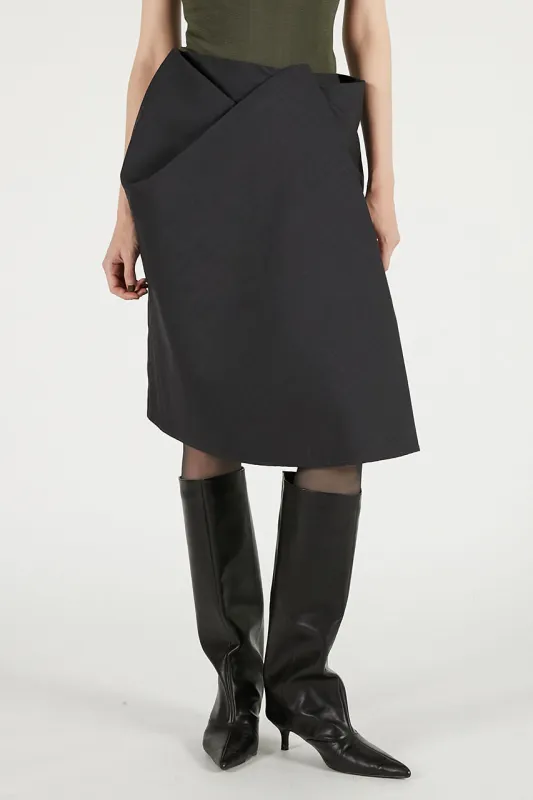 Crease Skirt Grey - SALE sold by Prank Project